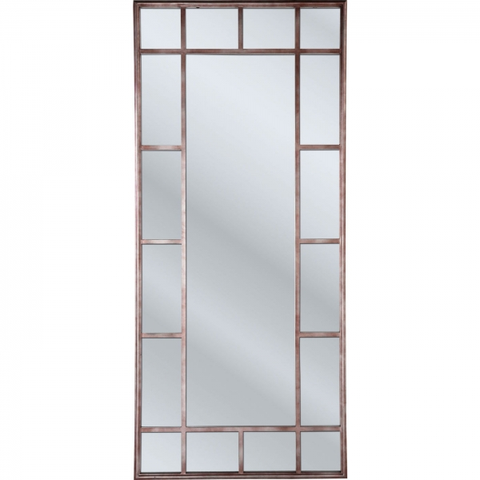 Nástěnná zrcadla KARE Design Zrcadlo Window Iron 200x90cm