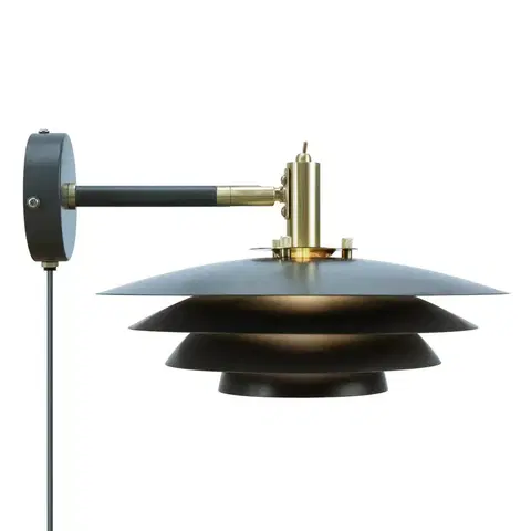 Nástěnné lampy ve skandinávském stylu NORDLUX Bretagne nástěnné svítidlo šedá 2213471010
