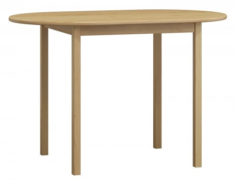 Jídelní stoly Stůl DASHEN 4, oválný 150x80, masiv borovice