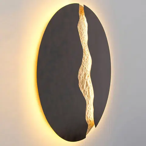 Nástěnná svítidla Holländer LED nástěnné světlo Lava, Ø 80 cm