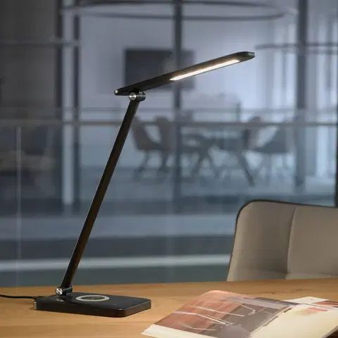 Stolní lampy kancelářské JUST LIGHT. LED stolní lampa Florentina, černá