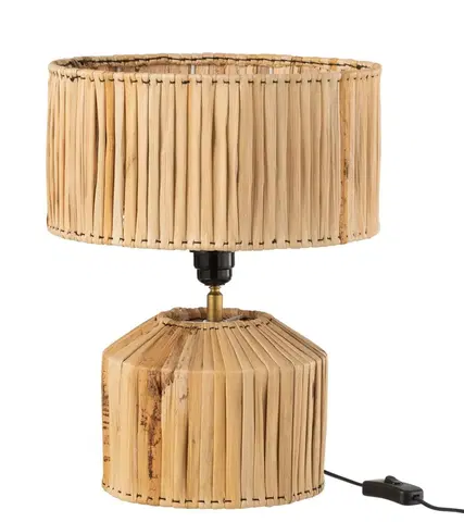 Lampy Stolní přírodní lampa z banánových listů Hanna Bannas  - Ø 35*30 cm/ E27/ 40W J-Line by Jolipa 20795