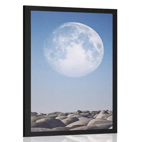 Feng Shui Plakát kameny v měsíčním světle