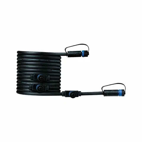 Zahradní osvětlení Plug & Shine PAULMANN Plug & Shine kabel 5m 4 výstupy IP68 černá
