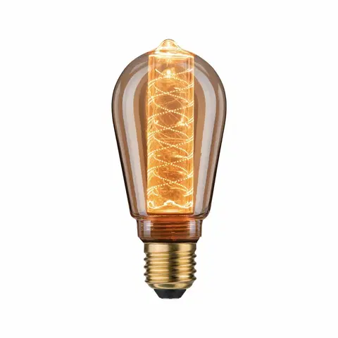 LED žárovky PAULMANN LED Vintage žárovka ST64 Inner Glow E27 zlatá s vnitřní spirálou stmívatelné 288.29