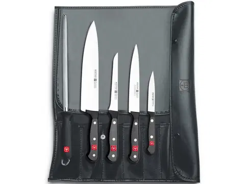 Kuchařské obaly, tašky a pouzdra s noži Kuchařská taška rolovací s vybavením Wüsthof GOURMET - na 6 dílů 9785