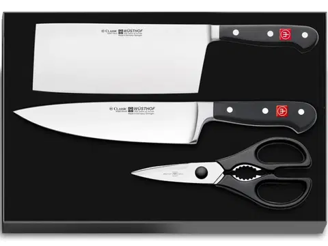 Kuchyňské nože WÜSTHOF Sada 2 nožů Wüsthof CLASSIC + Kuchyňské nůžky 9285