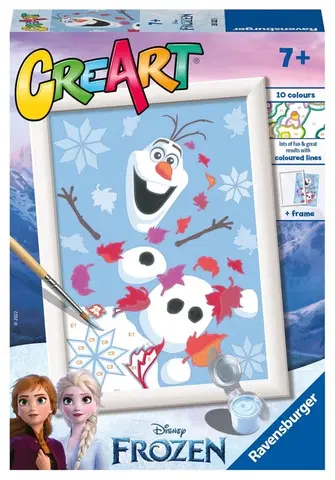 Hračky RAVENSBURGER - CreArt Disney: Ledové království: Rozesmátý Olaf