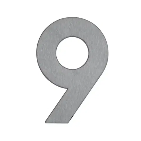 Čísla domů Albert Leuchten Domovní číslo 9 - z nerezové oceli