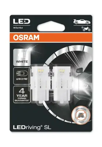 Autožárovky OSRAM LED W21W 7505DWP-02B 6000K 12V 2,8W W3x16d