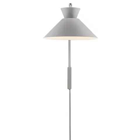 Nástěnné lampy ve skandinávském stylu NORDLUX Dial nástěnné svítidlo šedá 2213371010