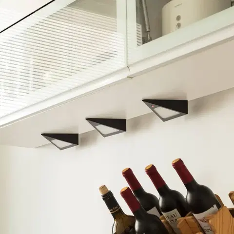 Světlo pod kuchyňskou linku PRIOS Prios Odia LED osvětlení pod skříňku, černá, 3 kusy