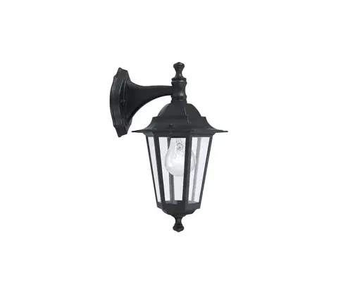 Zahradní lampy Eglo EGLO 22467 - Venkovní nástěnné svítidlo LATERNA 4 1xE27/60W černá 