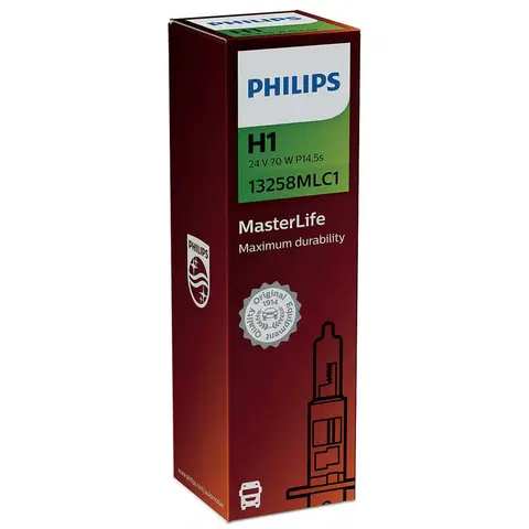 Autožárovky Philips H1 MasterLife 24V 13258MLC1