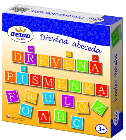 Hračky DETOA - Dřevěná abeceda
