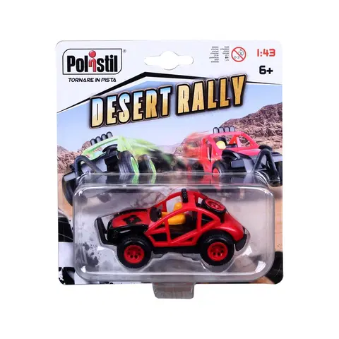 Hračky POLISTIL - Desert Rally, RED 1:43