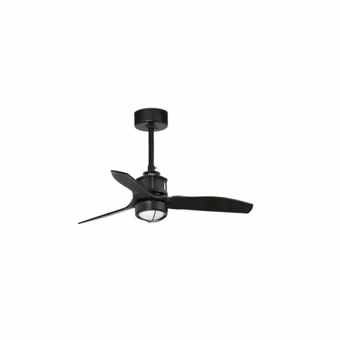 Ventilátory FARO JUST FAN XS LED, černá, stropní ventilátor s DC motorem 81cm
