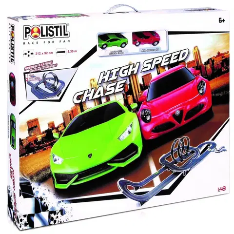 Hračky POLISTIL - Autodráha High Speed Chase Track Set