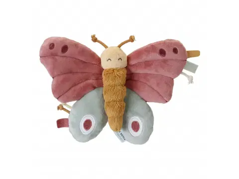 Hračky LITTLE DUTCH - Motýl s aktivitami Květiny a motýly