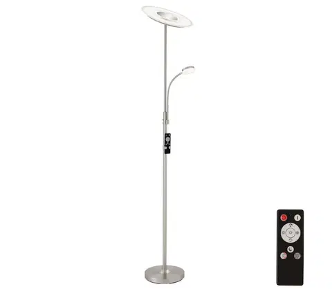 Lampy Brilo Brilo - LED Stmívatelná stojací lampa LED/29,5W/230V + LED/3,5W 3000-6000K + DO 