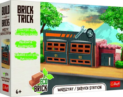 Hračky stavebnice TREFL - Brick Trick - Servisní stanice_L