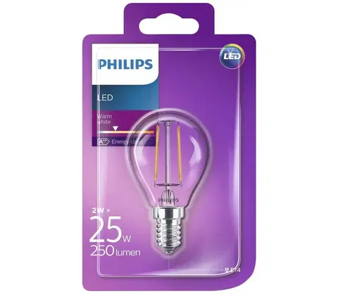 LED osvětlení Philips LED Žárovka Philips VINTAGE E14/2W/230V 2700K 