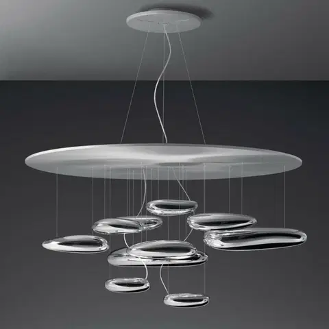 Designová závěsná svítidla Artemide MERCURY závěs. LED stmív. nerez 1367110A