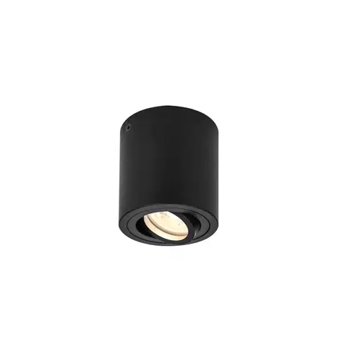LED bodová svítidla SLV BIG WHITE TRILEDO CL vnitřní stropní nástavbové svítidlo, QPAR51, černá, max. 10W 1002010