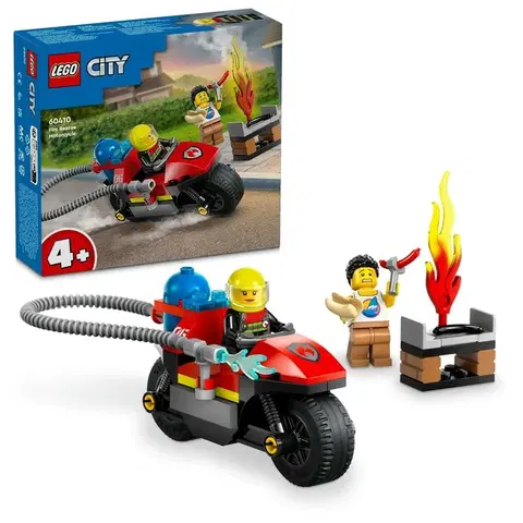 Hračky LEGO LEGO -  City 60410 Hasičská záchranářská motorka