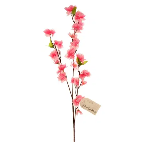 Květiny Umělá Sakura, 3 výhonky, v. 66 cm, růžová